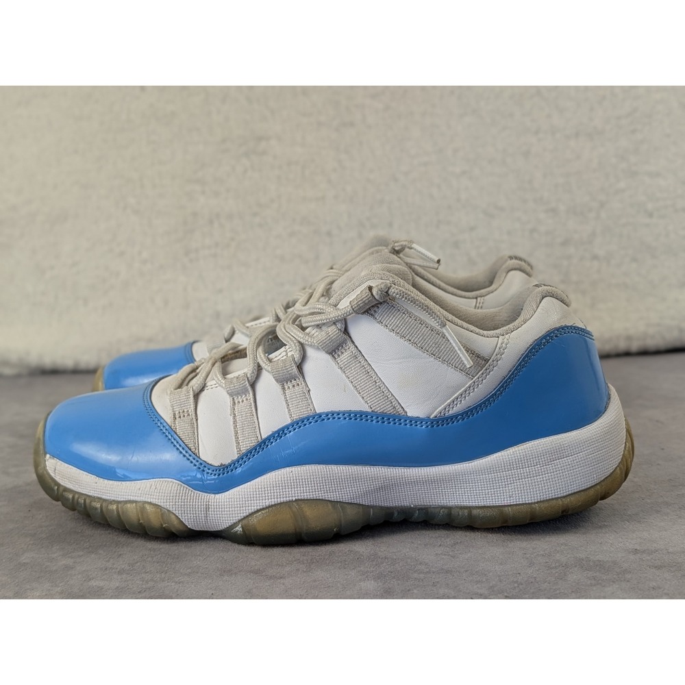 Jordan 11 Retro Low University Blue Kids 7Y White Blue 528896-106 2017